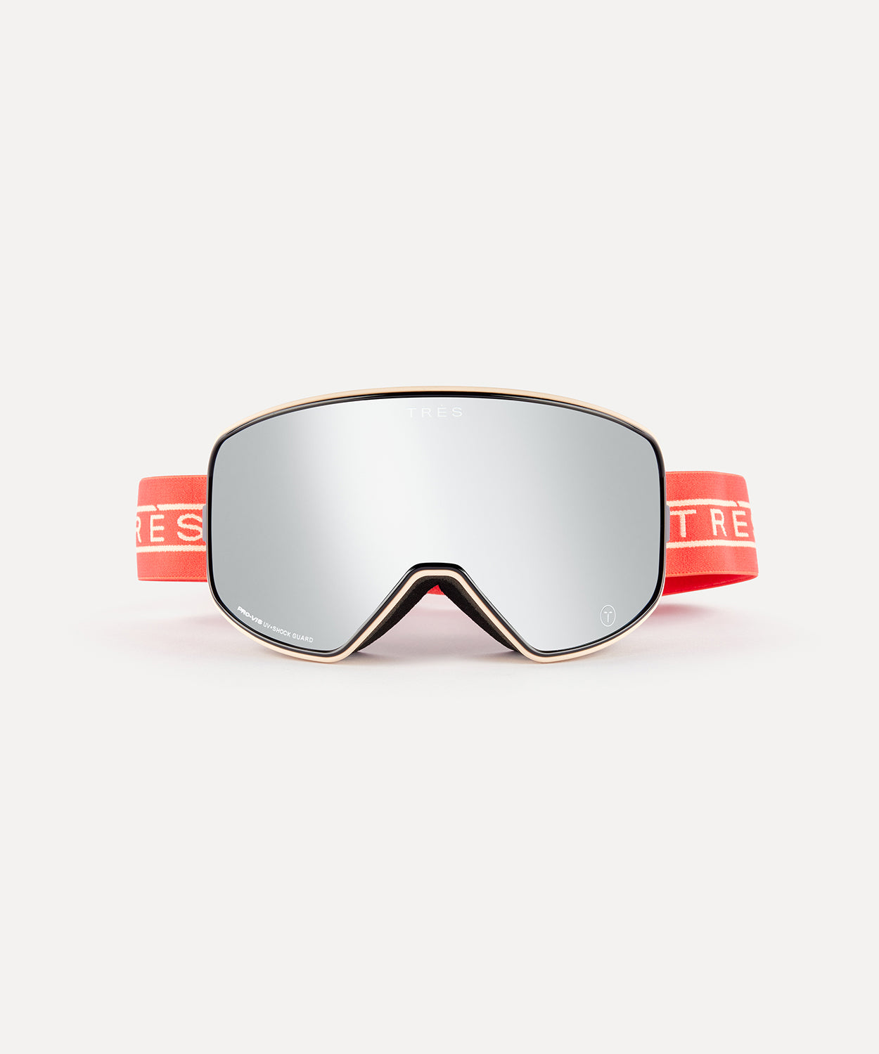 Valdez Goggle Dual Lens Dual Strap - Beige Unisex