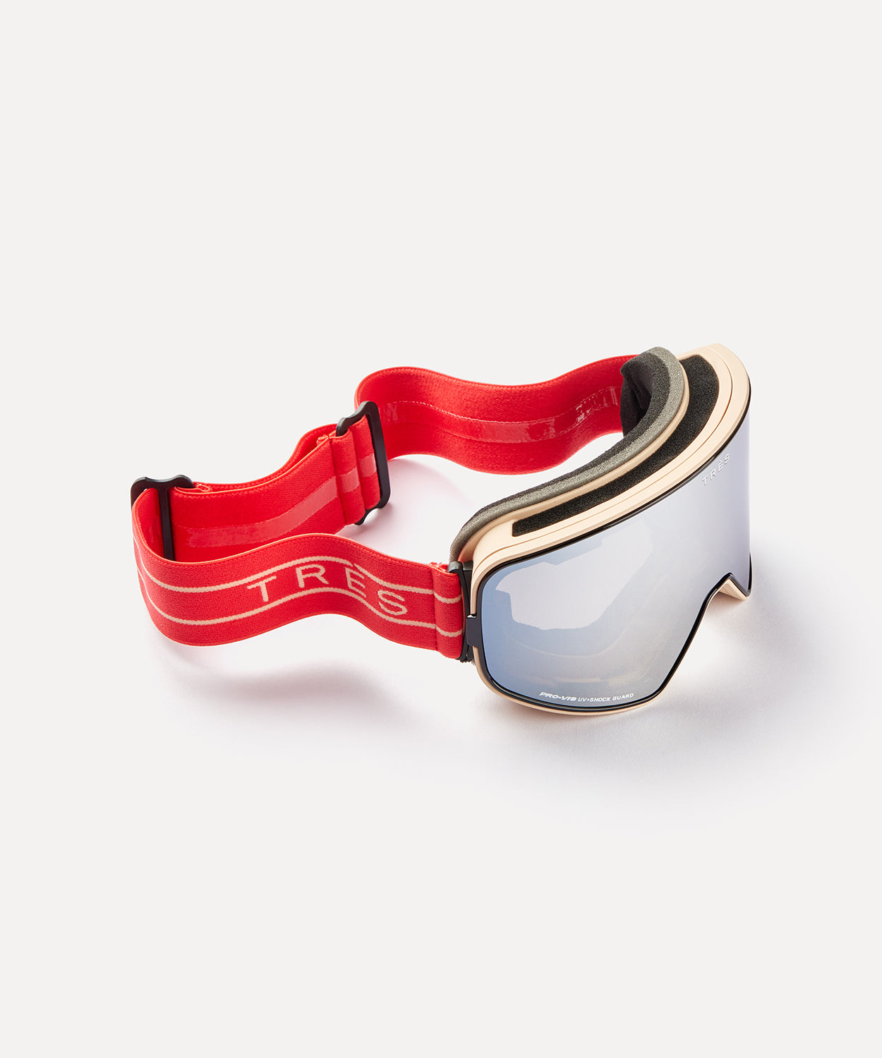 Valdez Goggle Dual Lens Dual Strap - Beige Unisex