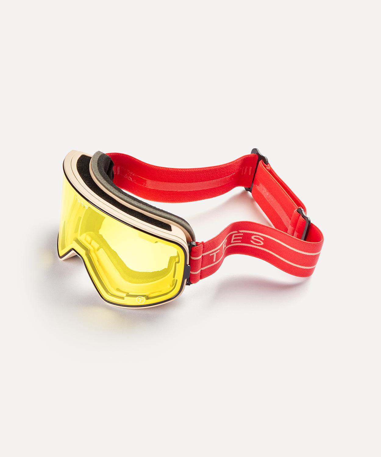 Valdez Goggle Dual Lens Dual Strap - Beige Unisex