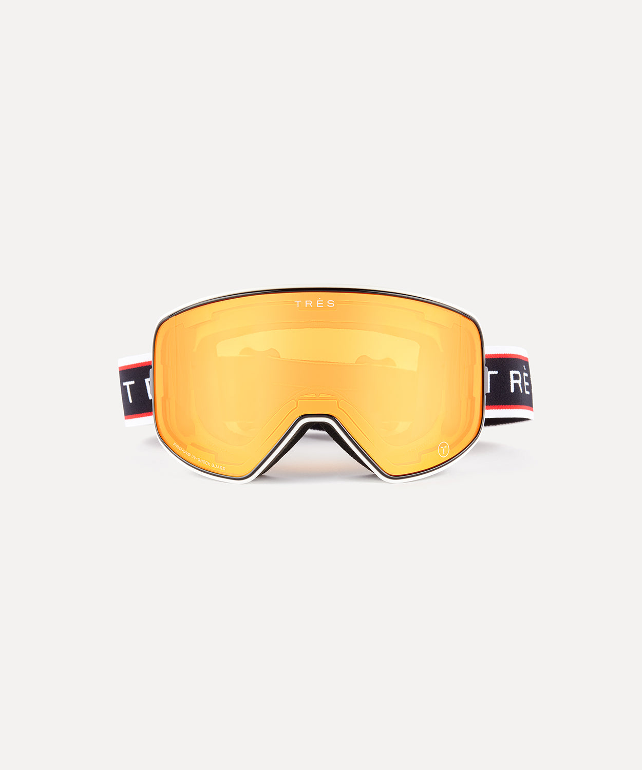 Valdez Goggle Dual Lens Dual Strap - Matt White Unisex