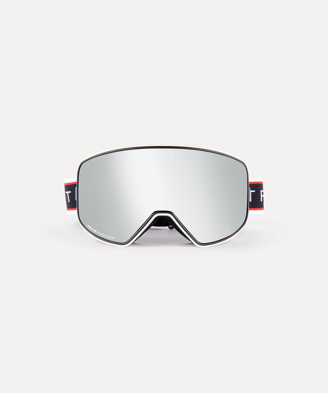 Valdez Goggle Dual Lens Dual Strap - Matt White Unisex