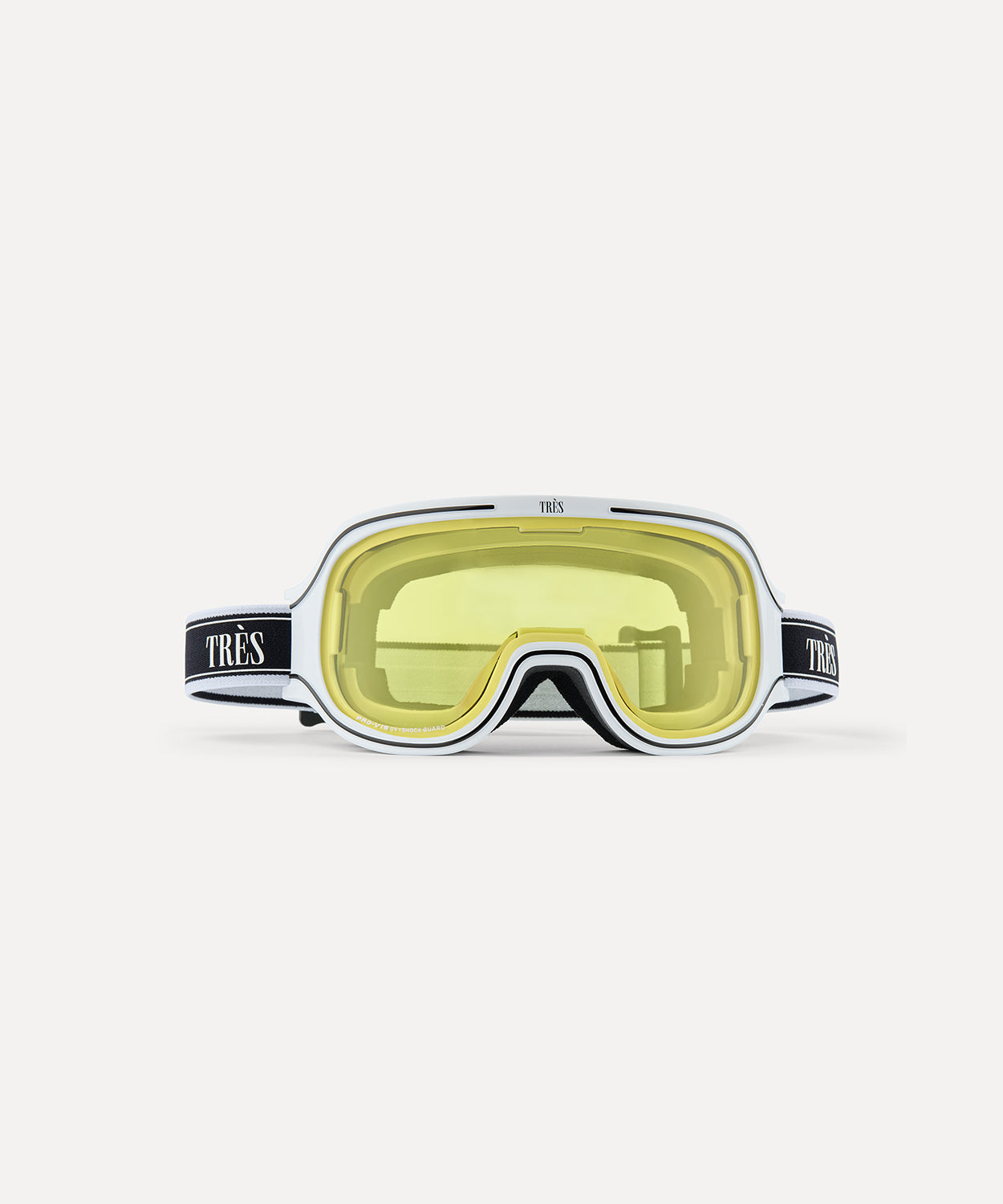 Monterossa Goggle Dual Lens - Gloss White W Black Unisex