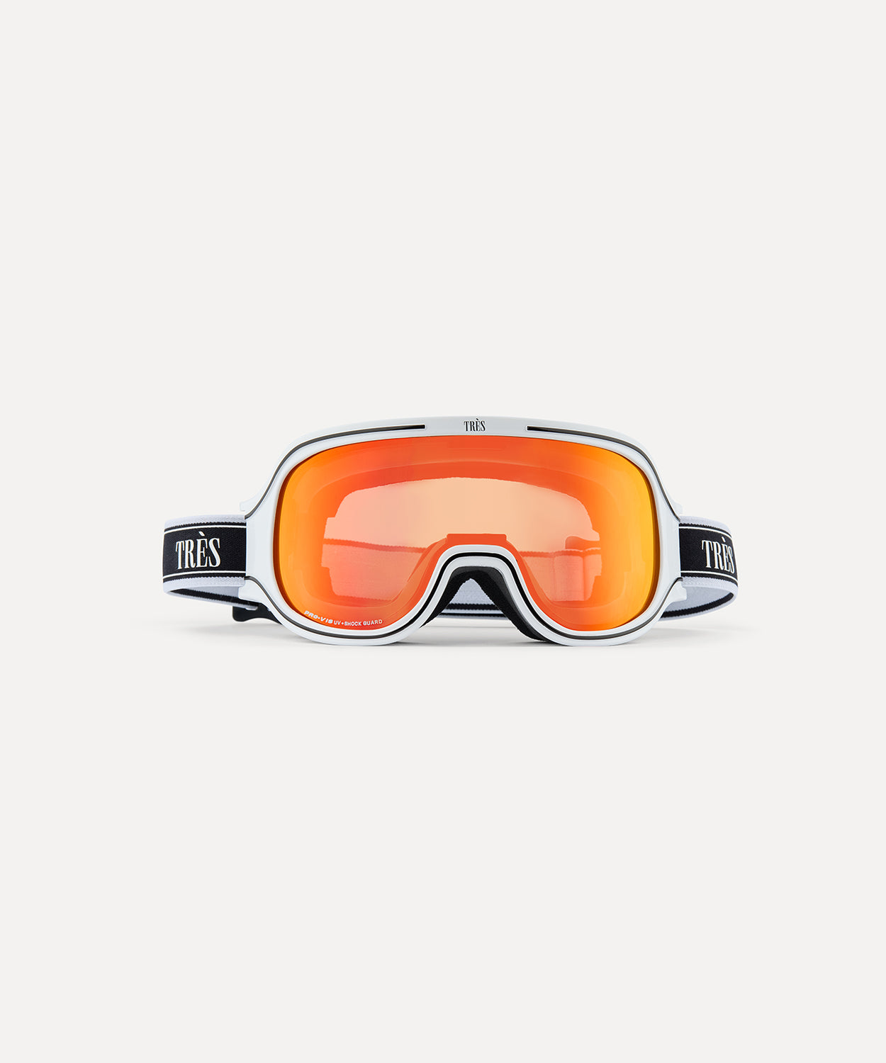 Monterossa Goggle Dual Lens - Gloss White W Black Unisex