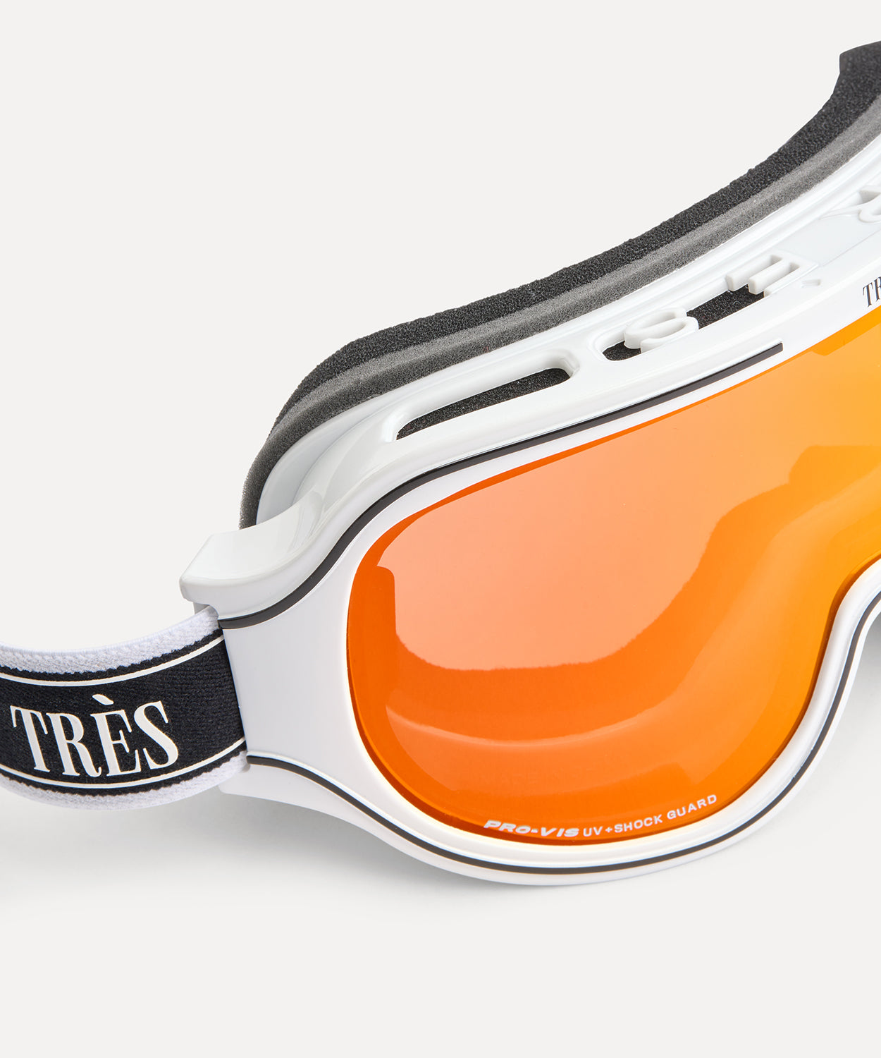 Monterossa Goggle Dual Lens - Gloss White W Black Unisex