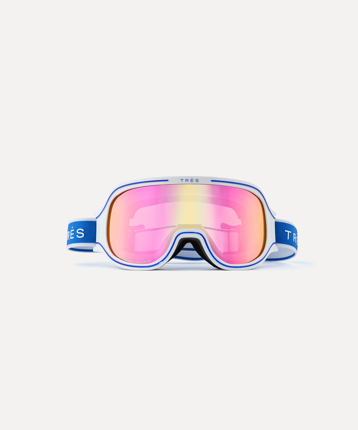 Monterossa Goggle Dual Lens - Gloss White W Blue Unisex