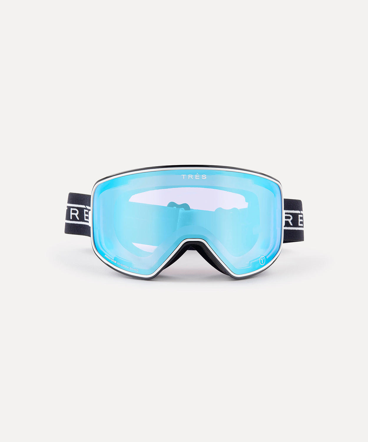 Valdez Goggle Dual Lens Dual Strap - Gloss White Unisex