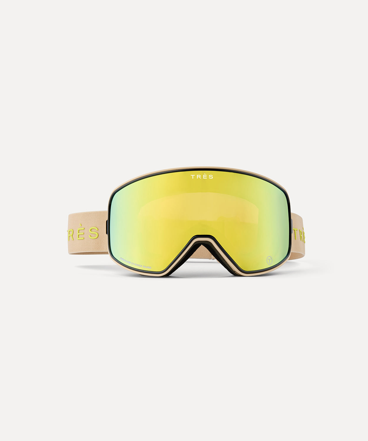 Valdez Goggle Dual Lens Dual Strap - Matt Beige Unisex