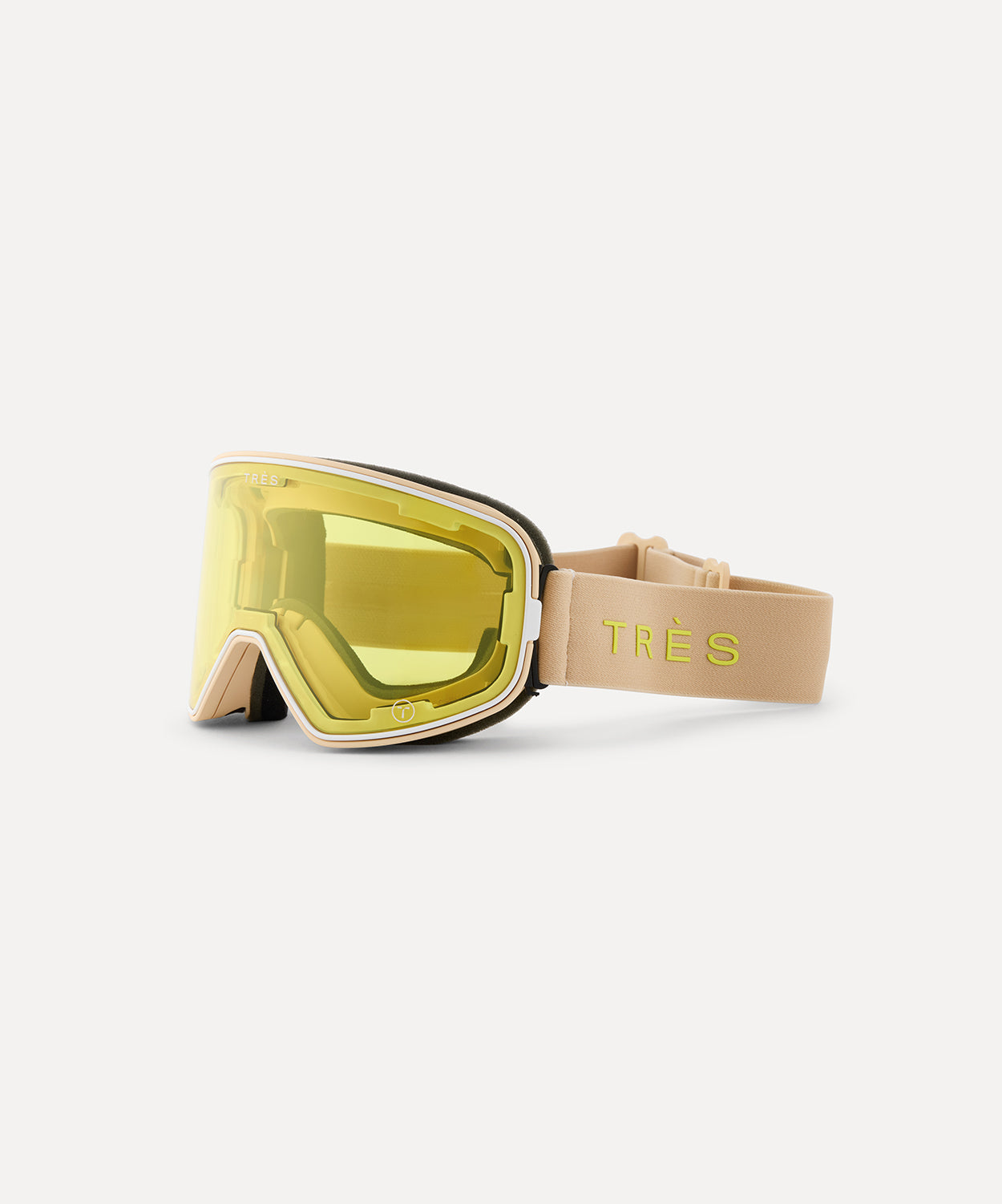 Valdez Goggle Dual Lens Dual Strap - Matt Beige Unisex