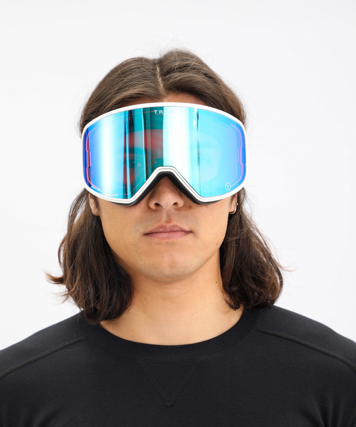 Valdez Goggle Dual Lens Dual Strap - Gloss White Unisex