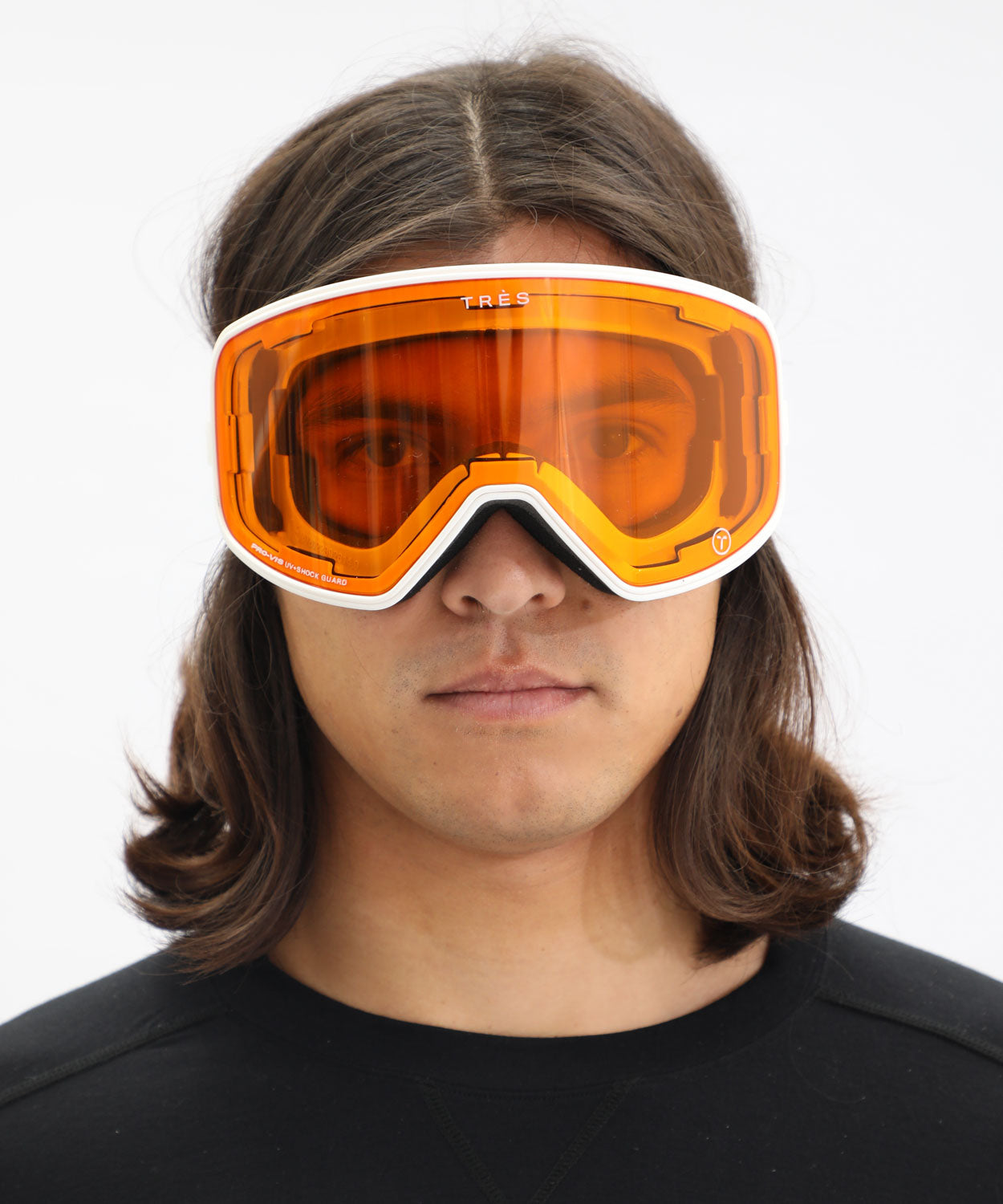 Valdez Goggle Dual Lens Dual Strap - Gloss White Unisex