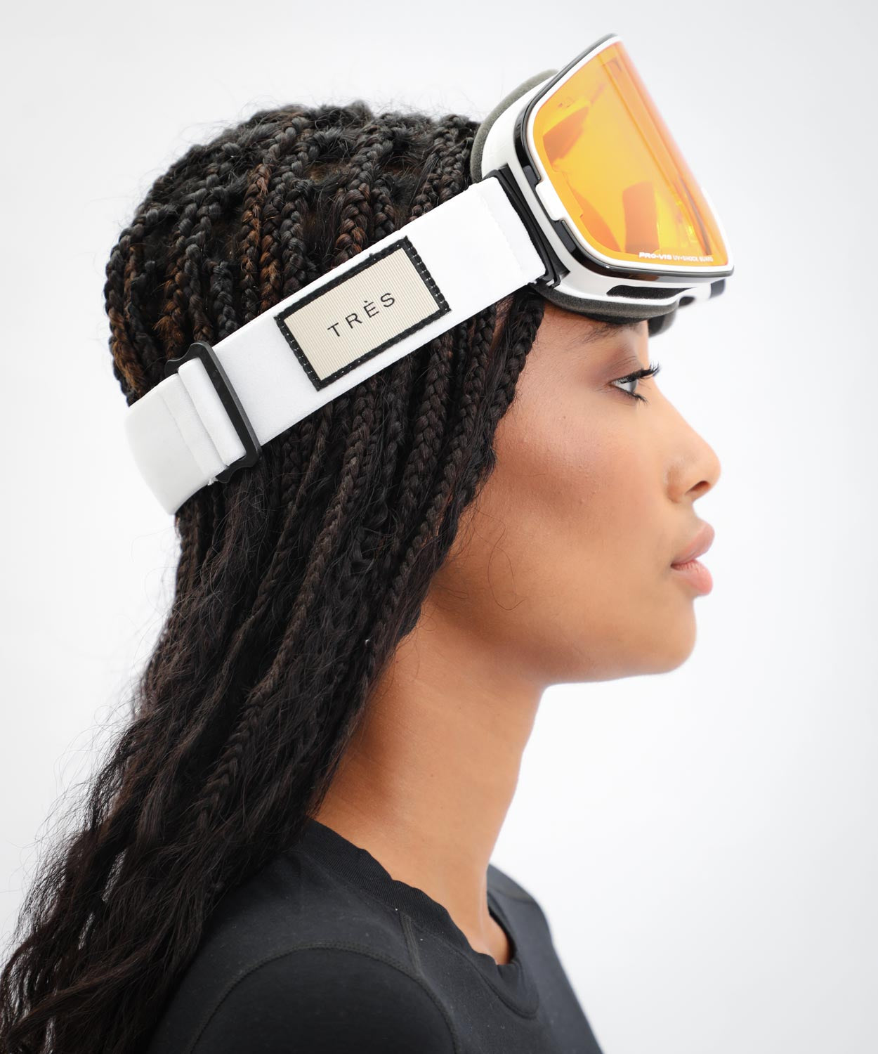 Valdez Goggle Dual Lens Dual Strap - Gloss White Unisex